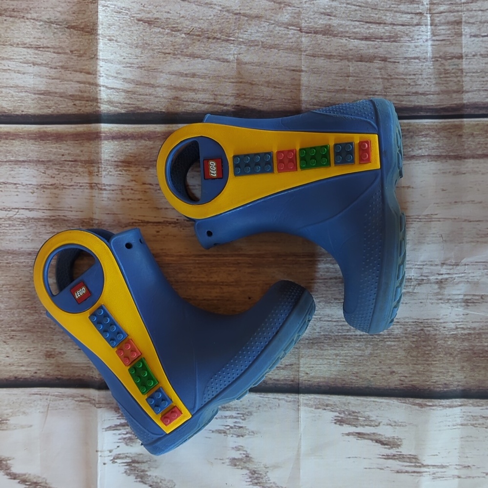 CROCS | Blue Lego Rain Boots